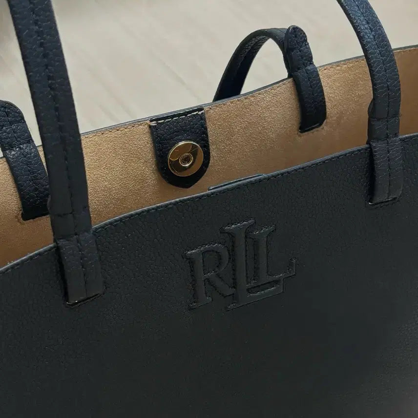 [BUNJANG] Polo Ralph Lauren Shoulder Tote Bag Black / 폴로 랄프로렌 숄더백 토트백 블랙