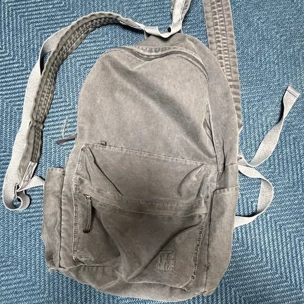 [BUNJANG] Hatching Room Dyed Backpack Charcoal / 해칭룸 다이드 백팩 차콜