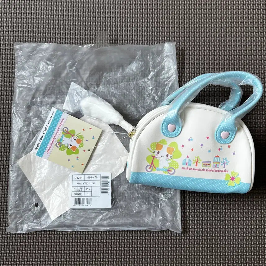 [BUNJANG] Sanrio Marshmallow Nekomoim Pouch Bag Case / [새상품]산리오 마슈마로 네코모임 파우치 가방 케이스