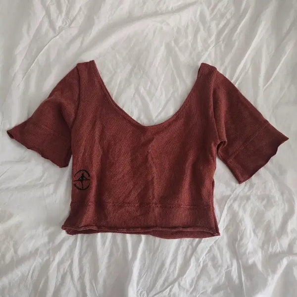 [BUNJANG] WearMoi Leotard Cover Knit Top Ballet Wear / 웨어무아 레오타드 커버 니트탑 발레복