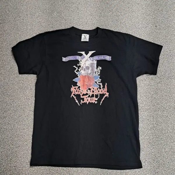 [BUNJANG] X Japan Rose & Blood Tour T-Shirt / X Japan의 'Rose & Blood Tour'
