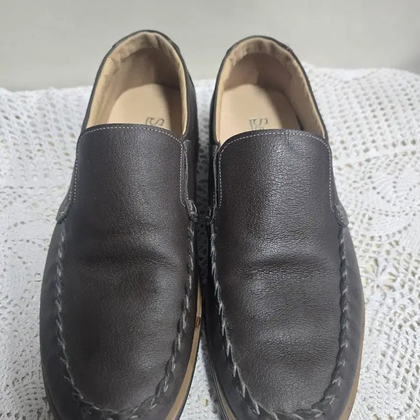 [BUNJANG] Saint Clair Men's Brown Leather Loafers Size 255 / 세인트클레어 남성 로퍼 255 브라운