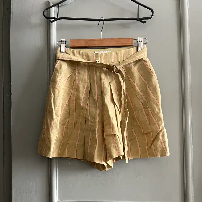 [BUNJANG] DEWL Belted Linen Pants (Size S) / 듀엘 벨티드 린넨 팬츠 s사이즈