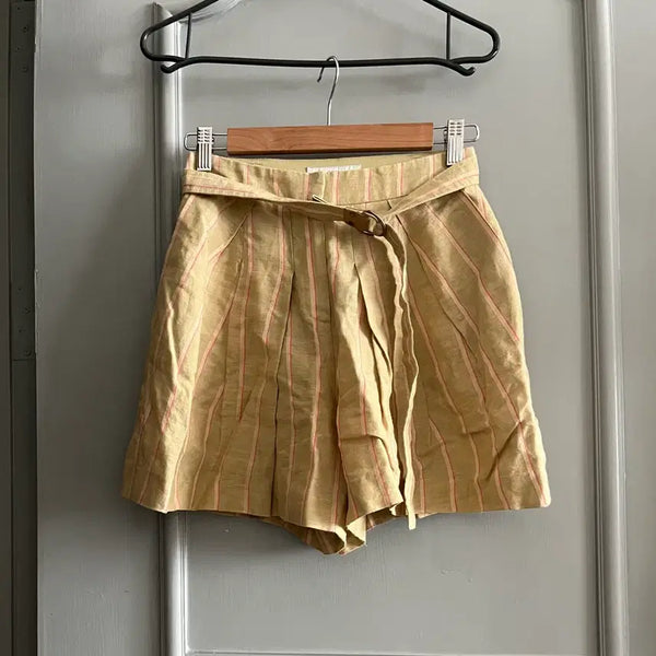 [BUNJANG] DEWL Belted Linen Pants (Size S) / 듀엘 벨티드 린넨 팬츠 s사이즈