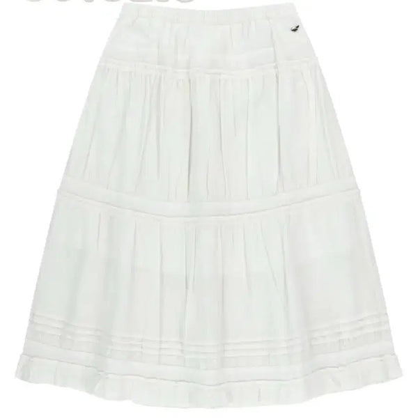 [BUNJANG] Koiseo Shirring Midi Skirt White / 코이세이오 셔링 미디 스커트 화이트 2