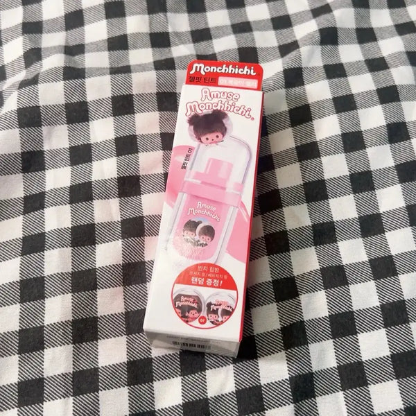 [BUNJANG] Amuse Monchhichi Lip Balm + Tint Gift Set 01 Peach Jelly (Sealed) / [미개봉] 어뮤즈 몬치치 립밤+틴트 기획세트 01복숭아젤리