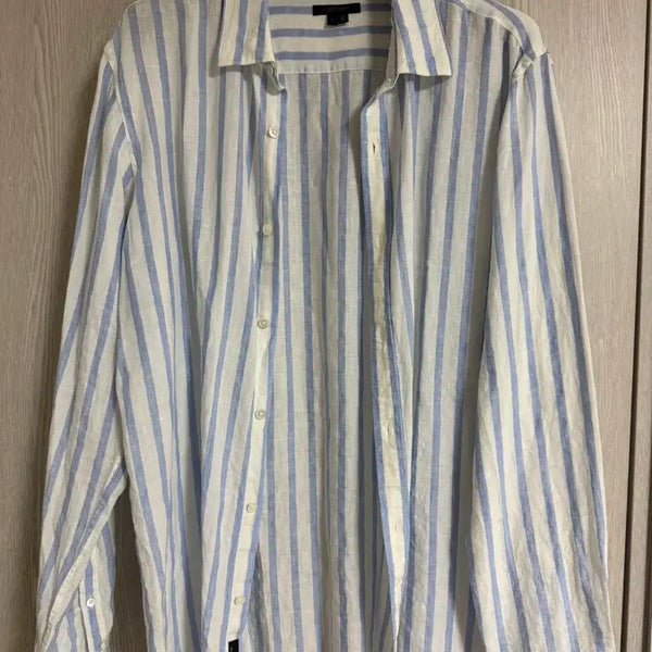 [BUNJANG] JILLSTUART New York Linen Shirt (Size L) / 질스튜어트뉴욕 린넨 셔츠 L사이즈 새상품