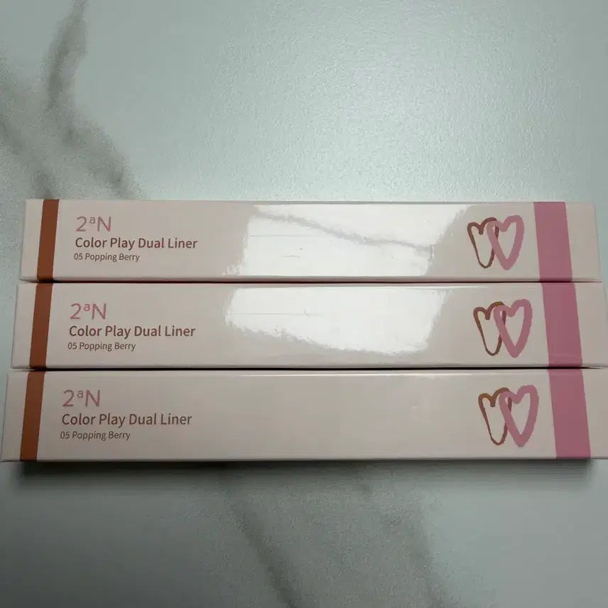 [BUNJANG] 2aN Colorplay Dual Liner 05 Popping Berry Bundle Set / [묶음제품] 투에이엔 컬러플레이 듀얼 라이너 05 팝핑베리