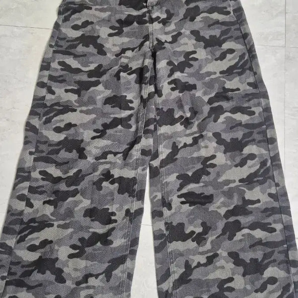 [BUNJANG] Camouflage Wide Pants / 카모 와이드팬츠