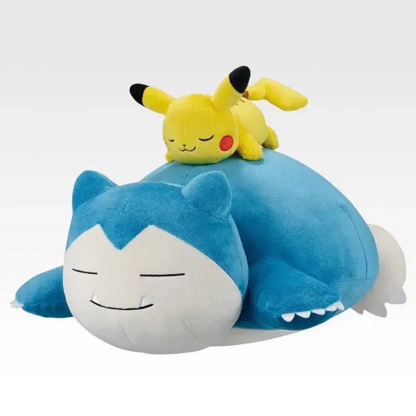 [BUNJANG] Pokemon Ichiban Kuji 2025 Collection Sleeping Snorlax & Pikachu Plush - B Prize / 포켓몬스터 제일복권 2025컬렉션 잠자는 잠만보&피카츄인형 B상 판매합니