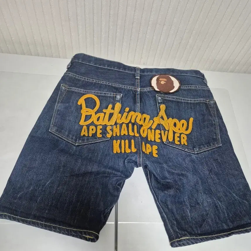 [BUNJANG] A Bathing Ape Denim Shorts / 베이프 데님 반바지