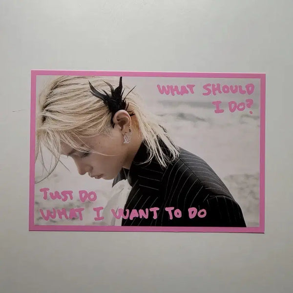 [BUNJANG] Stray Kids DO IT Album DO ver. Limited Edition Felix Postcard / 스트레이키즈 두잇 앨범 DO ver.(한정반) 엽서 필릭스