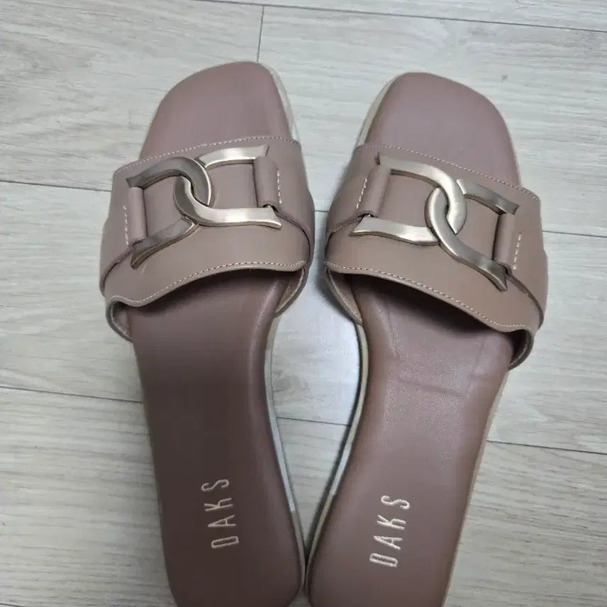 [BUNJANG] Daks Women's Mules Slippers Beige / 닥스 여성 뮬 슬리퍼 235 베이지