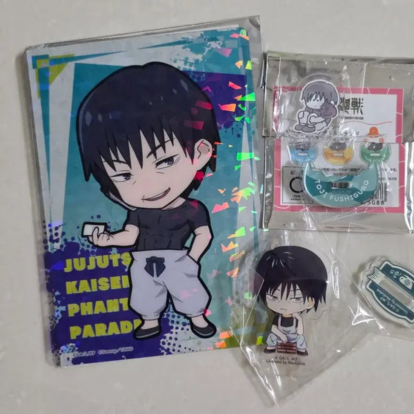 [BUNJANG] Jujutsu Kaisen Toji Fushiguro Acrylic Jirori Clear Card Set / 주술회전 후시구로 토우지 아크릴 지로리 클리어 카드