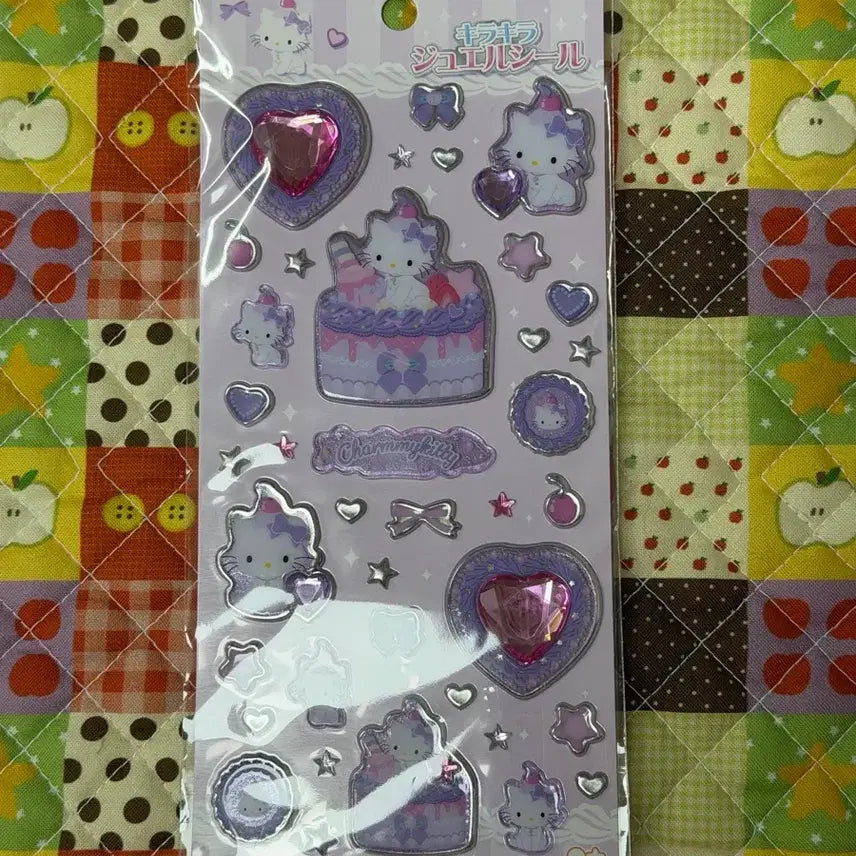 [BUNJANG] Sanrio Hello Kitty Shaka Shaka Jewel Sticker / 산리오 헬로키티 샤카샤카 보석스티커 [일본정품 새상품]