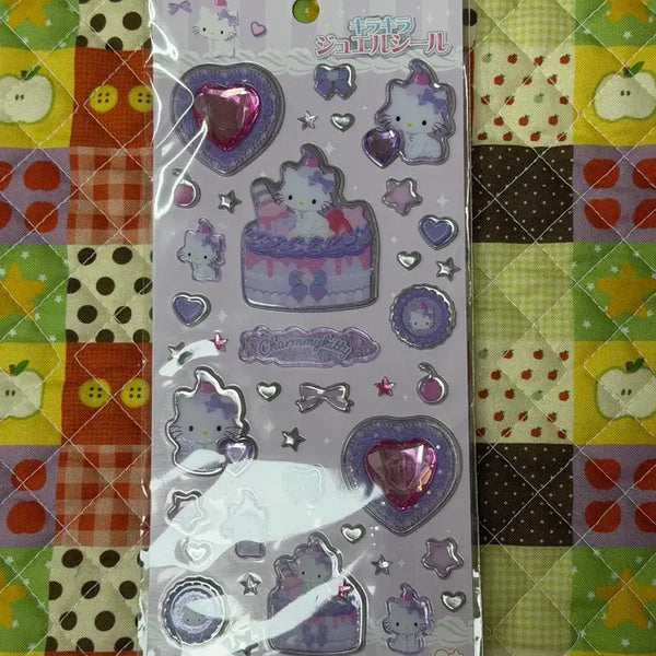 [BUNJANG] Sanrio Hello Kitty Shaka Shaka Jewel Sticker / 산리오 헬로키티 샤카샤카 보석스티커 [일본정품 새상품]