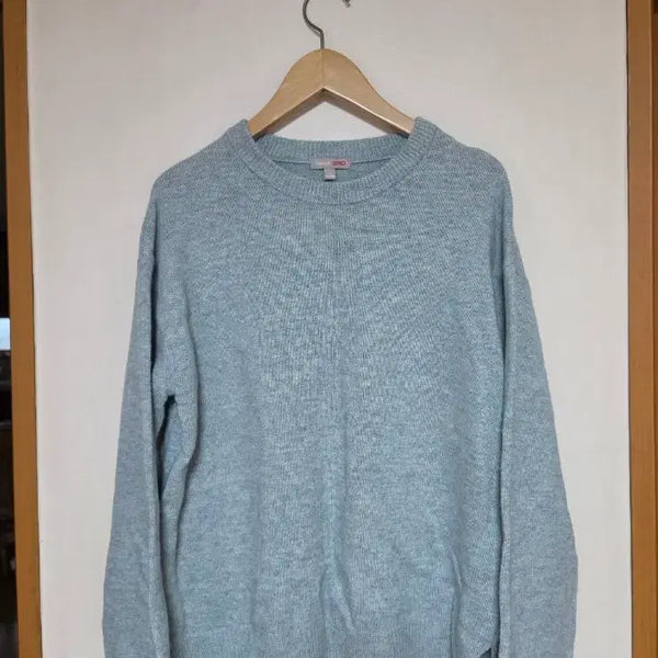 [BUNJANG] SPAO Soft Lambswool Mint Knit Sweater (M) / 스파오 소프트 램스울 민트색 니트