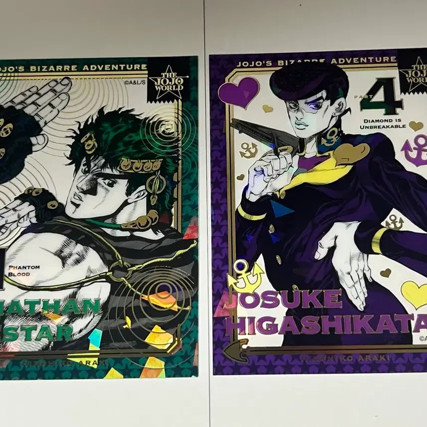 [BUNJANG] JoJo's Bizarre Adventure Sticker Collection - Part 1 Jonathan Joestar & Part 4 Josuke Higashikata / 죠죠월드 스티커 컬렉션 1부 죠나단 죠스타 / 4부 죠스케