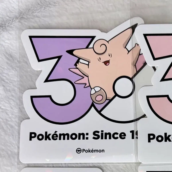 [BUNJANG] Pokemon 30th Anniversary Seongsu Pop-up Pixie Sticker / 포켓몬 30주년 성수 팝업 스티커 픽시