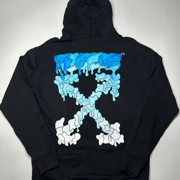 [BUNJANG] Off-White Arrow Logo Hoodie Black / 오프화이트 애로우 후드티 블랙