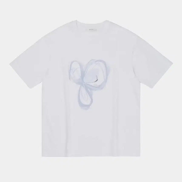 [BUNJANG] Sosin Print Short Sleeve T-Shirt / 소신 프린트 반팔 티셔츠
