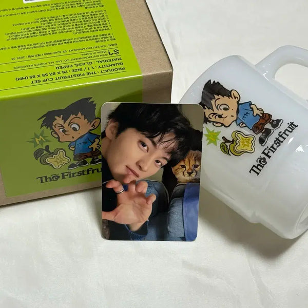 [BUNJANG] NCT Mark The Firstfruit Cup Set with Photocard / 마크 the firstfruit 컵 세트 포카 포함 더퍼프 엠디