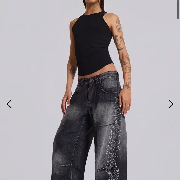 [BUNJANG] Jaded London Crystalline Colossus Jeans / Jaded London Crystalline Colossus Jeans