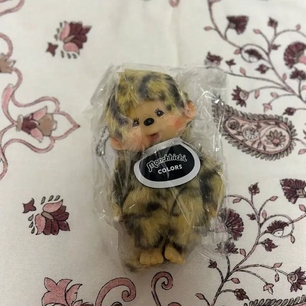 [BUNJANG] Authentic Leopard Print Monchhichi Plush New / 호피 몬치치 정품 새제품