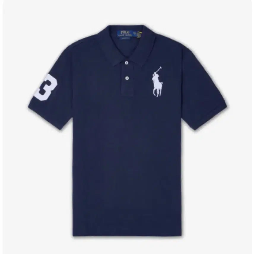 [BUNJANG] Polo Ralph Lauren Navy Big Pony Short Sleeve Polo Shirt XL / 폴로 랄프로렌 네이비 빅포니 반팔 카라티