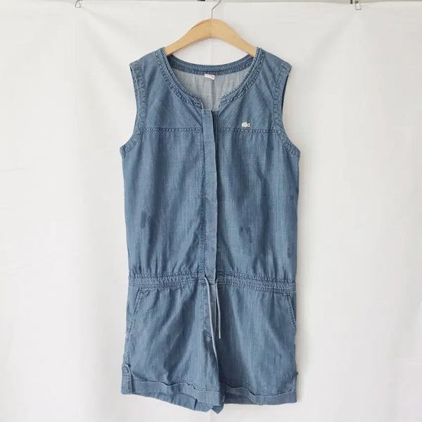 [BUNJANG] Lacoste Cotton Denim Jumpsuit / 라코스테 점프수트 M