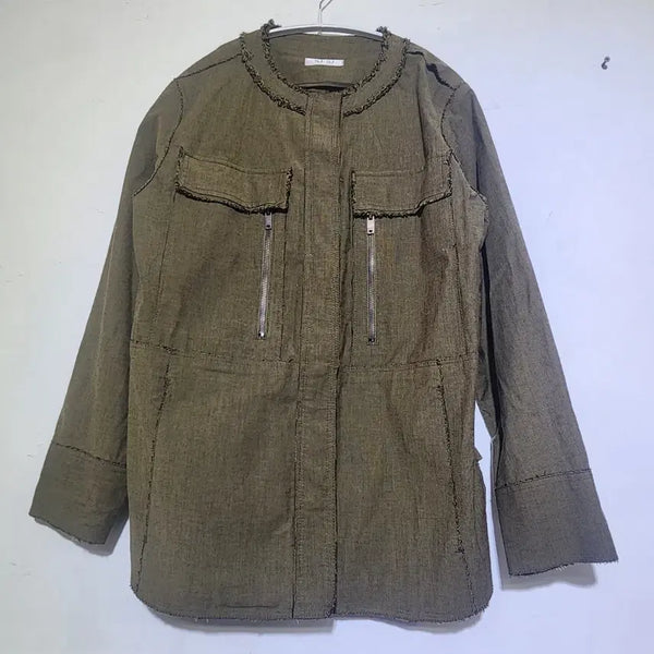 [BUNJANG] SJSJ Hansem Khaki Vintage Field Jacket / 빈티지존 SJSJ 한섬 야상자켓 90