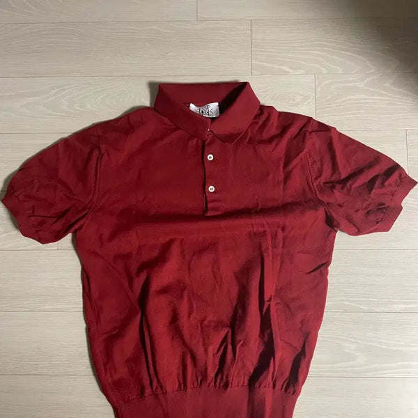 [BUNJANG] Frui Kara T-Shirt Red Size S / 프루이(frui) 카라티 레드 s사이즈