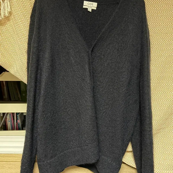 [BUNJANG] COS Mohair Cardigan Navy XL / Xl) 코스 모헤어가디건 네이비