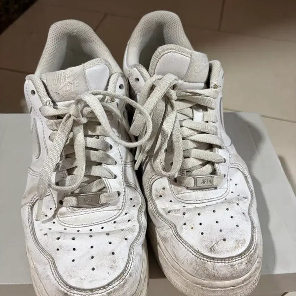 [BUNJANG] Nike Air Force 1 All White Sneakers (265mm) / 나이키 에어포스 1 올백 265