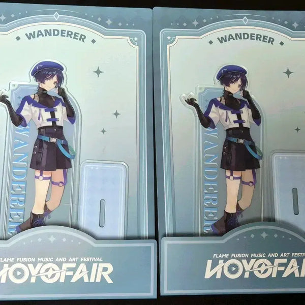 [BUNJANG] Genshin Impact Wanderer Acrylic Stand Bundle Set (2 pcs) / 원신 호요페어 방랑자 아크릴스탠드 2개 일괄