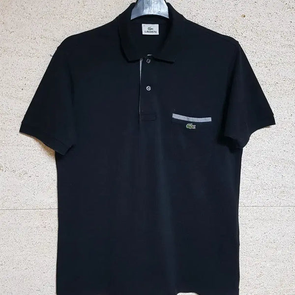 [BUNJANG] Lacoste Men's Pocket Short Sleeve Polo Shirt Size 3 (95) / 라코스테 남성 포켓 반팔 카라티