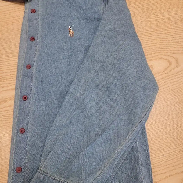 [BUNJANG] Polo Ralph Lauren Denim Shirt Small / 폴*데님 셔츠
