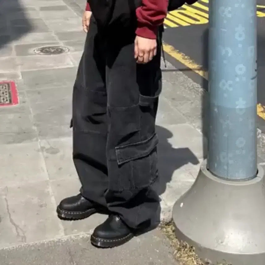 [BUNJANG] 9999 Archive x Heoyul Oblique Cargo Pants Size 1 / 9999아카이브 x 허율 오블리크 카고 팬츠 1사이즈 팝니다