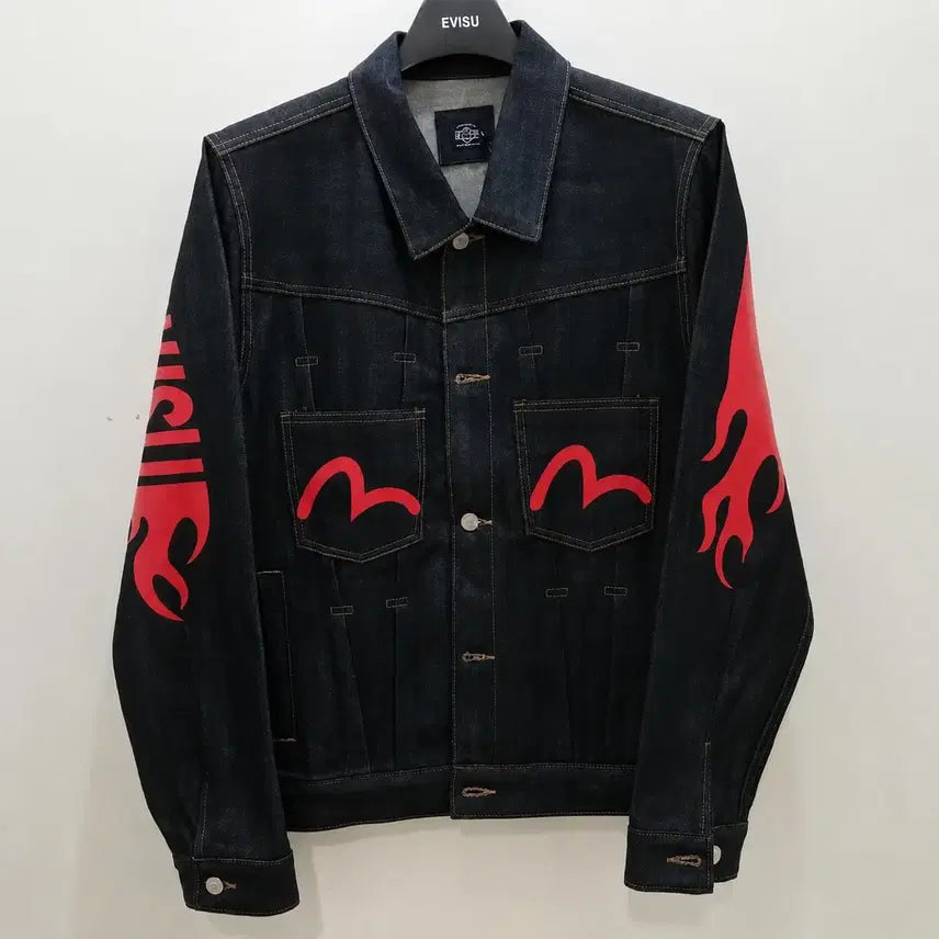 [BUNJANG] EVISU Denim Jacket / 에비수 데님 자켓