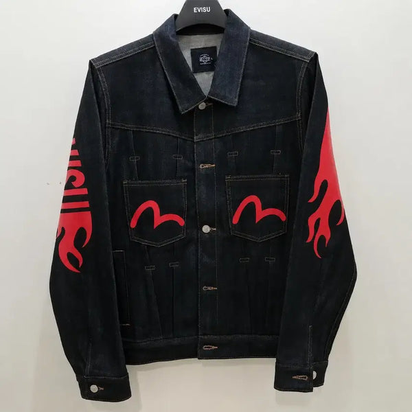 [BUNJANG] EVISU Denim Jacket / 에비수 데님 자켓