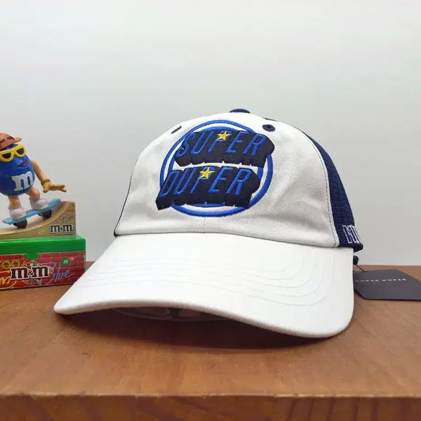 [BUNJANG] SUPER DUPER Star Mesh Cap White / [새상품]SUPER DUPER 슈퍼두퍼 메쉬모자 스타 화이트