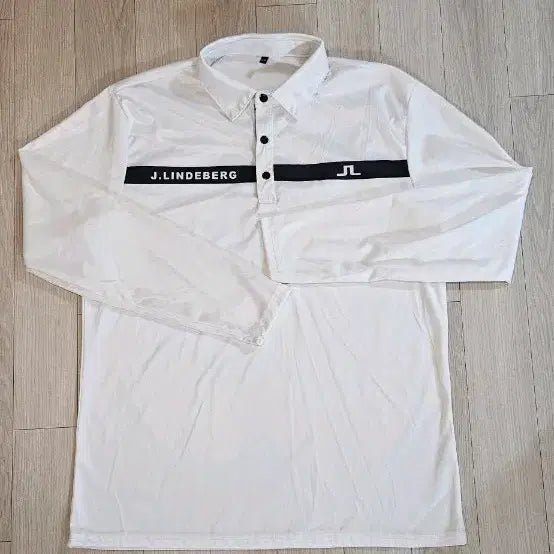 [BUNJANG] J. Lindeberg White Golf Wear Top (Size 105-110) / J.LINDEBERG 제이린드버그 화이트 골프웨어 105~110