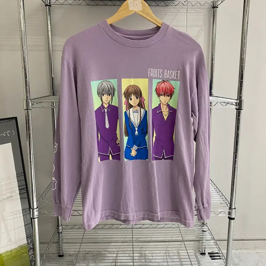 [BUNJANG] Fruits Basket Official Animation Long Sleeve T-shirt / 후르츠바스켓 오피셜 애니메이션 롱슬리브 애니티