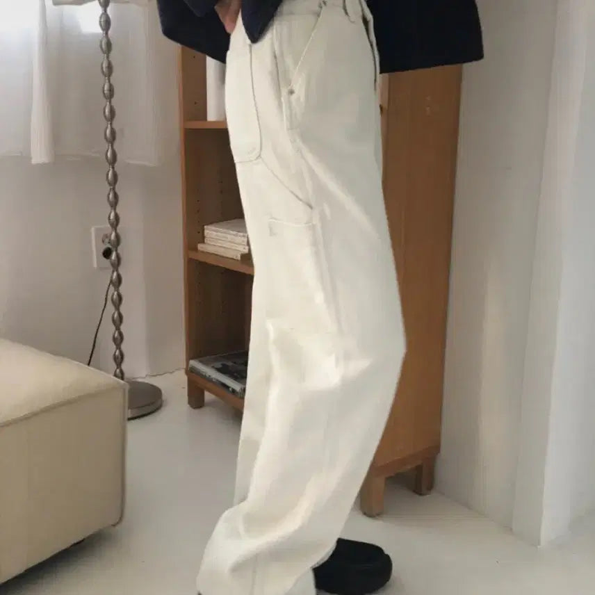 [BUNJANG] Meet Me Carpenter Denim Pants / 미트미 카펜터데님