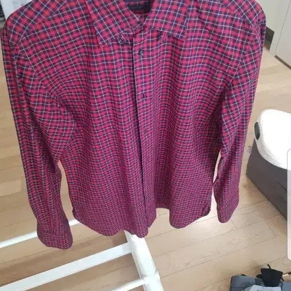 [BUNJANG] ELGANO NOVEMBER Check Pattern Shirt / 엘가노벰버 셔츠