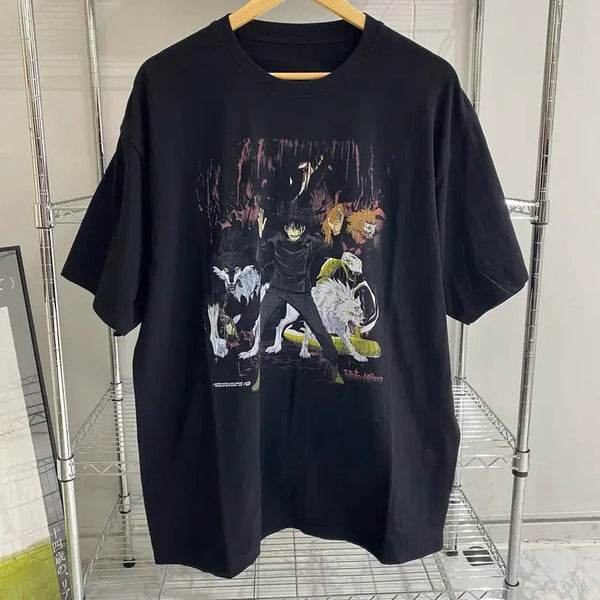 [BUNJANG] Jujutsu Kaisen Megumi Bootleg Animation T-Shirt / 주술회전 메구미 부틀렉 애니메이션 티셔츠 애니티