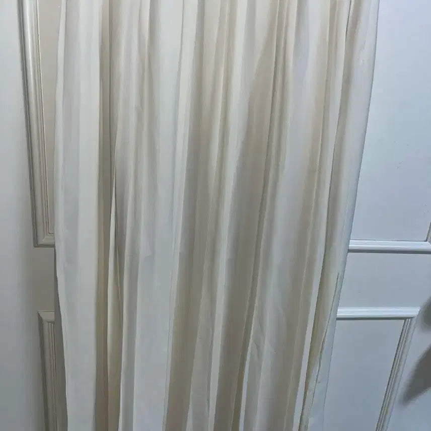 [BUNJANG] FRONTROW Ivory Long Skirt / FRONTROW 프론트로우 롱스커트 롱치마