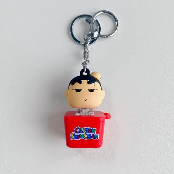 [BUNJANG] Crayon Shin-chan Honeycomb Keycap Keychain / 짱구 꿀밤 키캡 키링