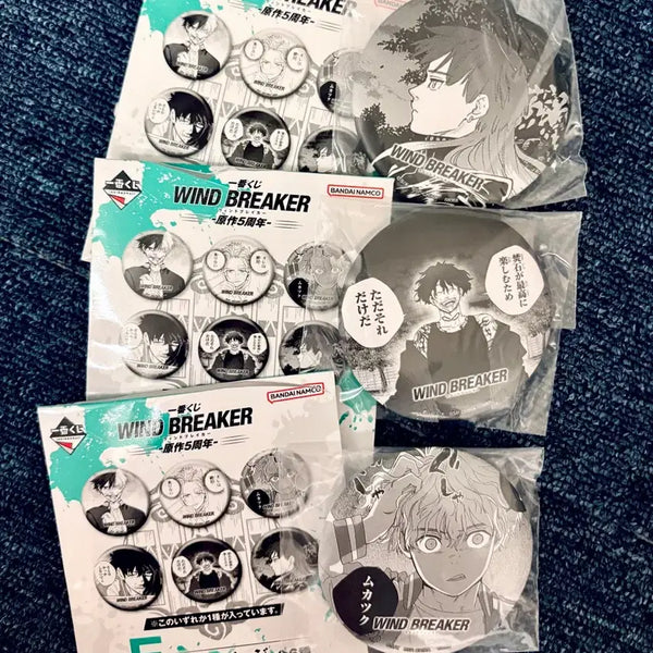 [BUNJANG] Winbre 5th Anniversary Lottery E Prize Can Badge Set / 윈브레 5주년 쿠지 제일복권 E상 캔뱃지 3종일괄