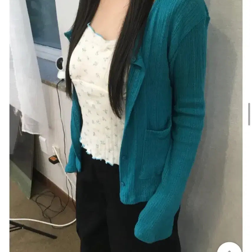 [BUNJANG] Punching Round Summer Cardigan / 펀칭 라운드 썸머 가디건 여름 가디건